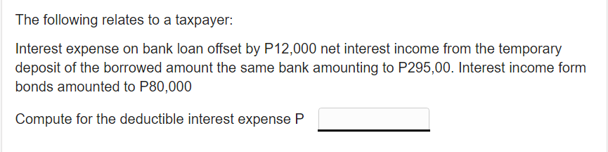 the nearest peso. 1. AB Company, a resident foreign corporation using cash