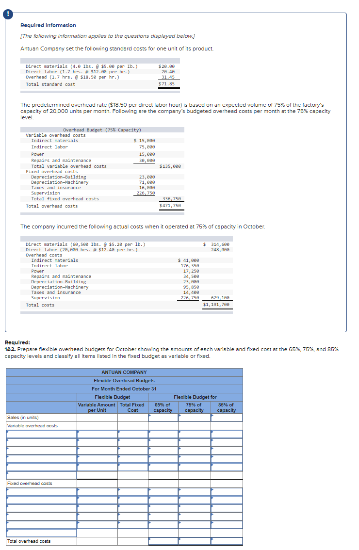  \f3. Compute the direct materials cost variance. including its price and