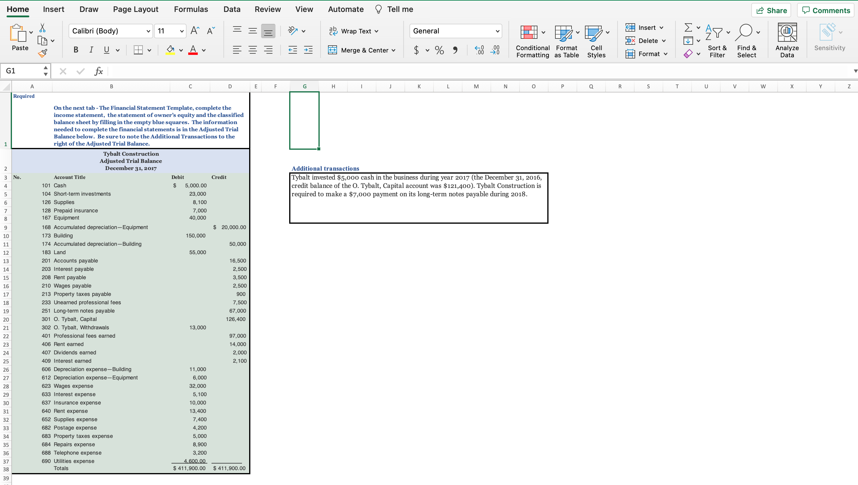  Home Insert Draw Page Layout Formulas Data Review View Automate Tell