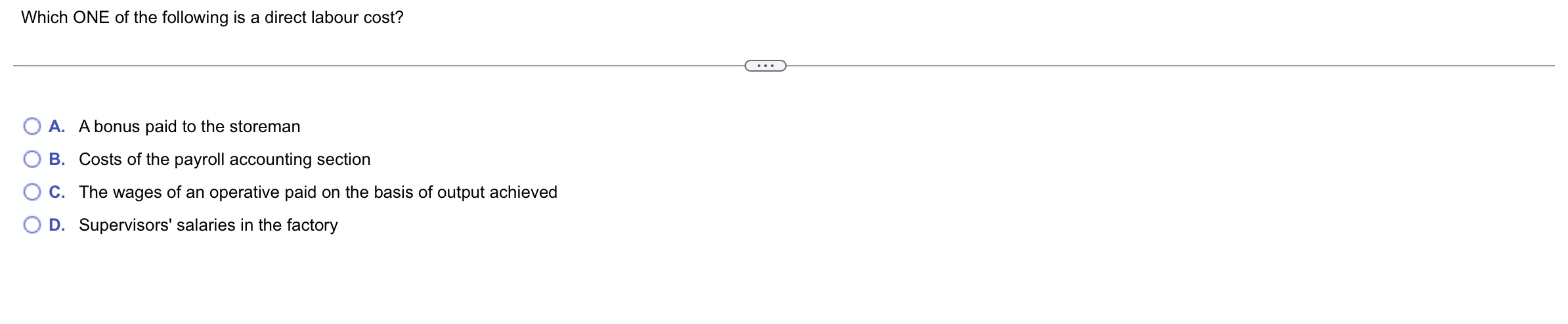 sum of xed and variable costs. (2) Total costs will equal the