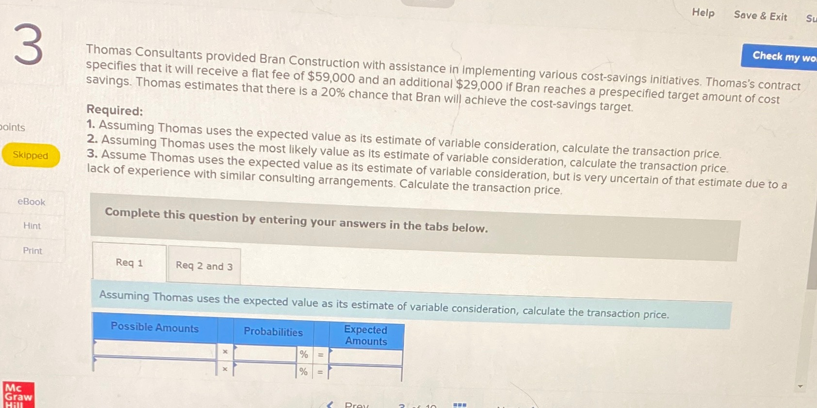 Chapter 6 question 3I'm confused by this Help Save & Exit Su