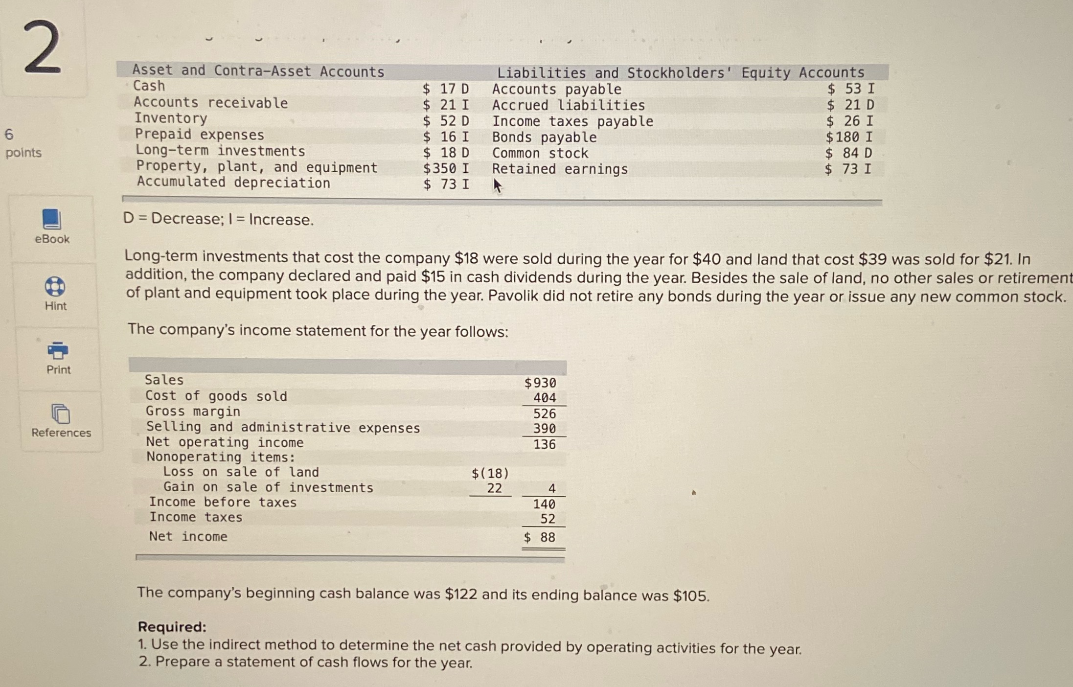 1) Please do that in a table (Adjustment amounts that are to