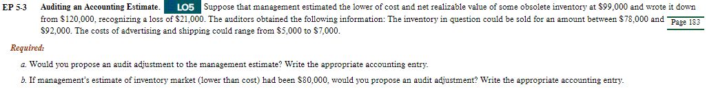 to be used? I}. What are the reporting implications if alternative procedures