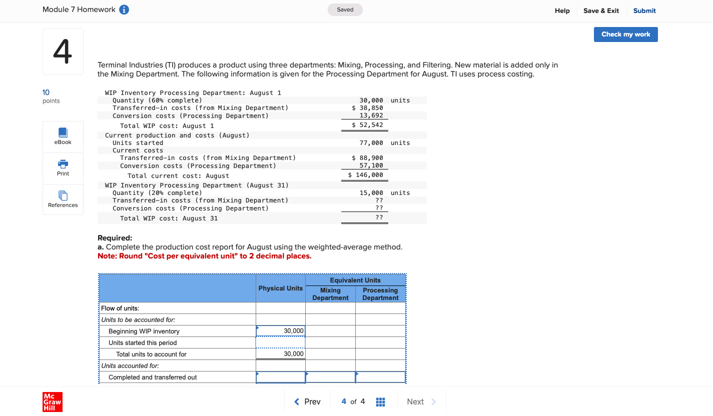 Module 7 Homework 0 Saved Help Save 3. Exit Submit Check