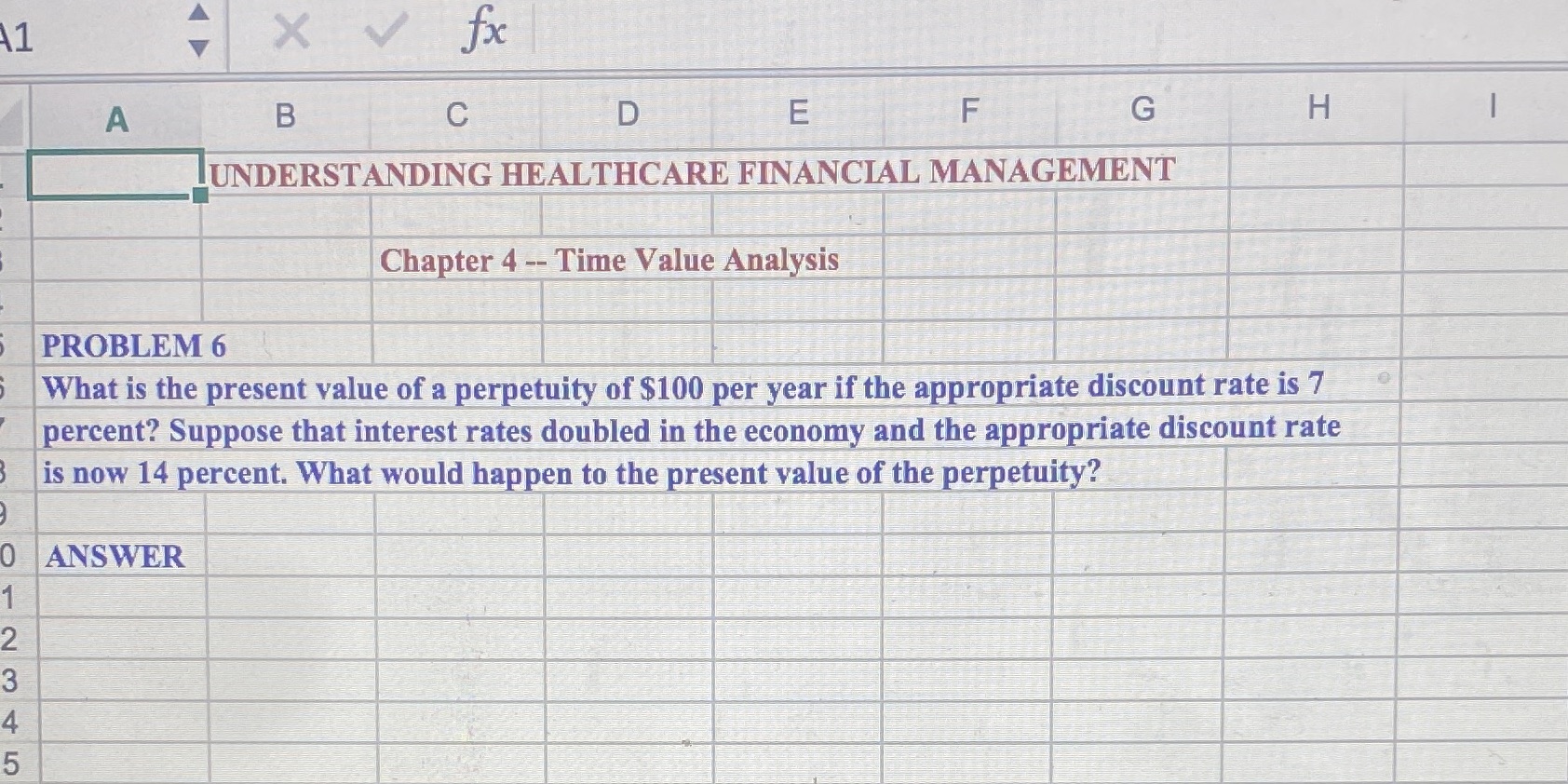 A1 X V fx A B C D E F G