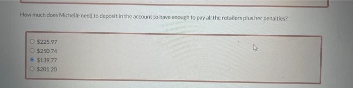 herself on keeping control of her finances. But the fall semester was