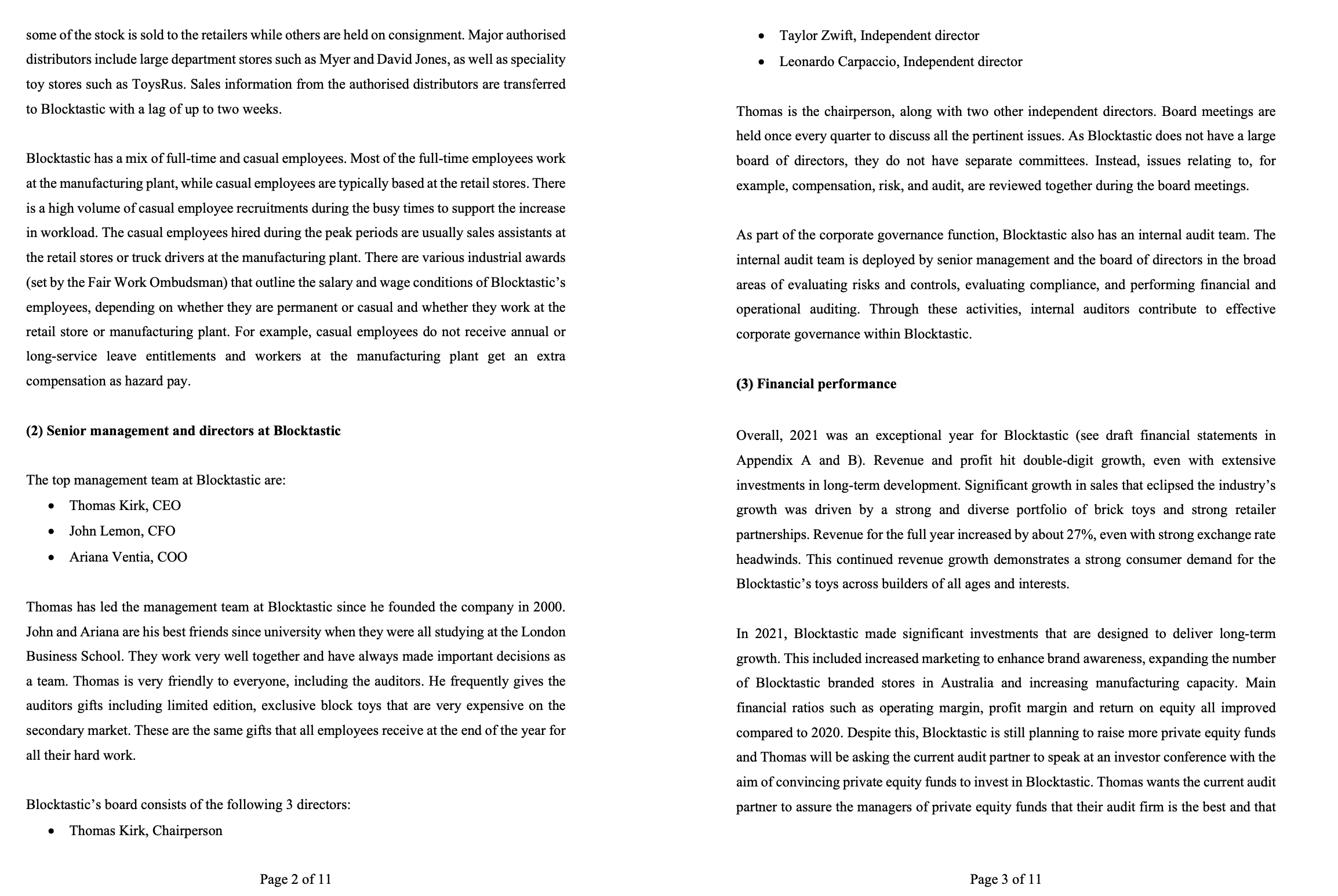 would issue, as well as the reasons for issuing the particular audit