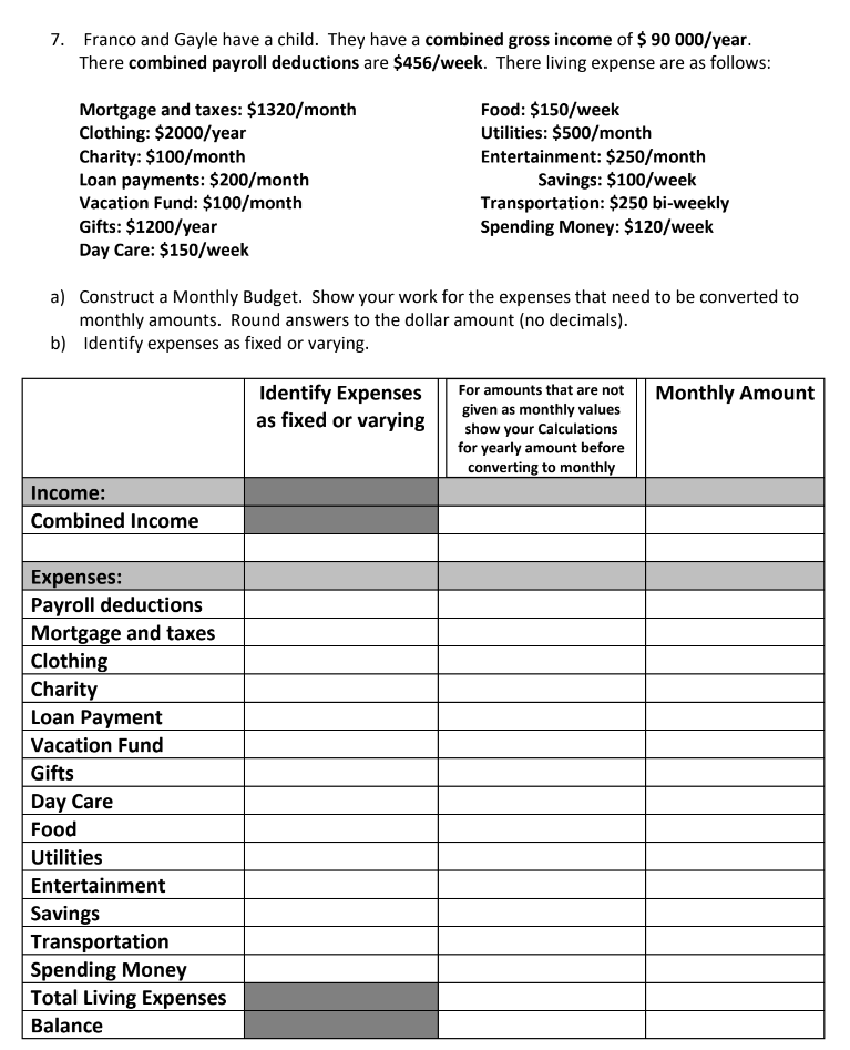 concluding statement. 6. Jim started saving for a house 10 years ago.