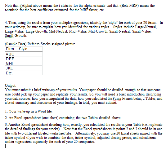 Please help in preparing 1, 2 and 3 requirements. Refer to the
