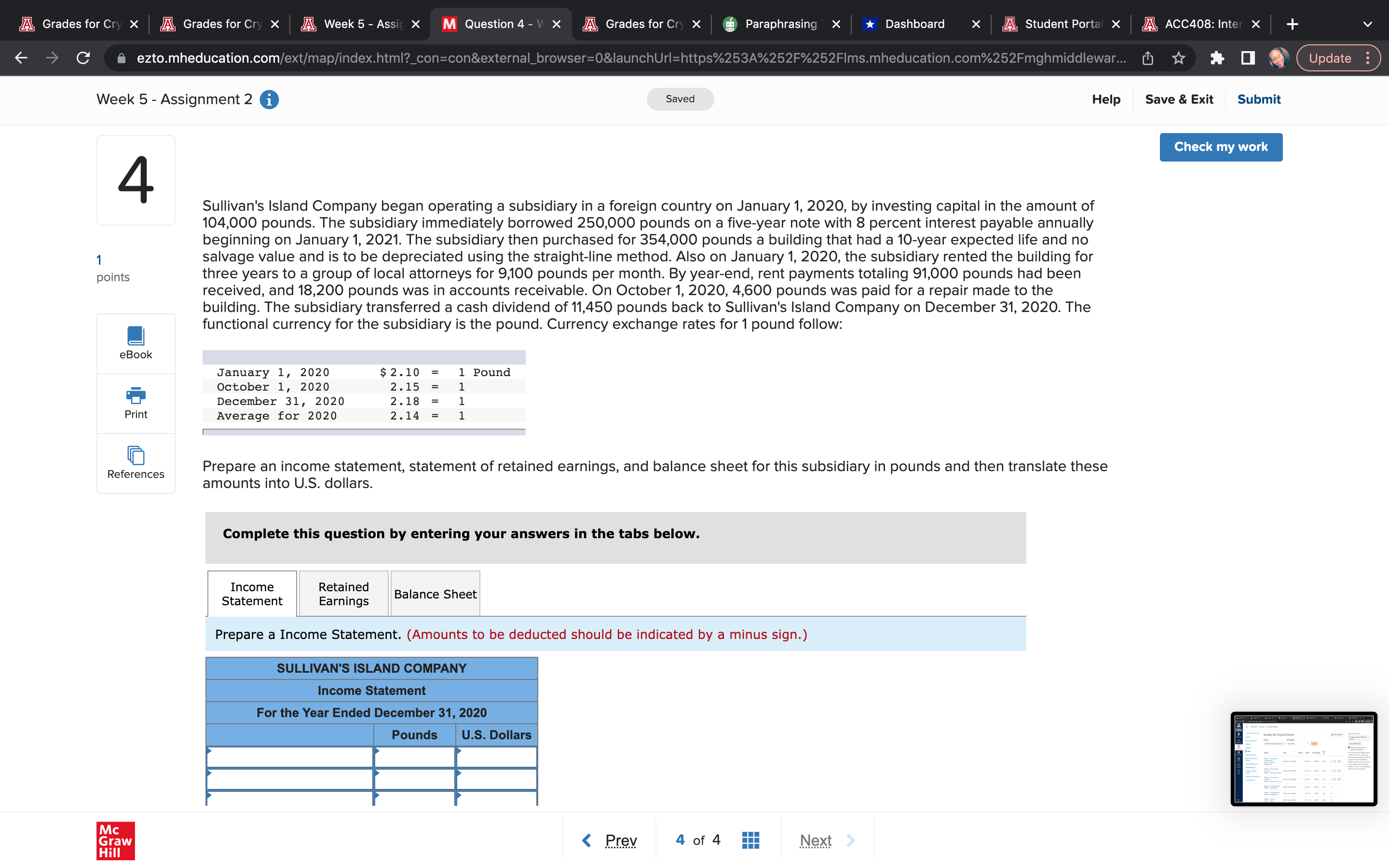 A Grades forC X A Grades for!) X A Week5-Ass X