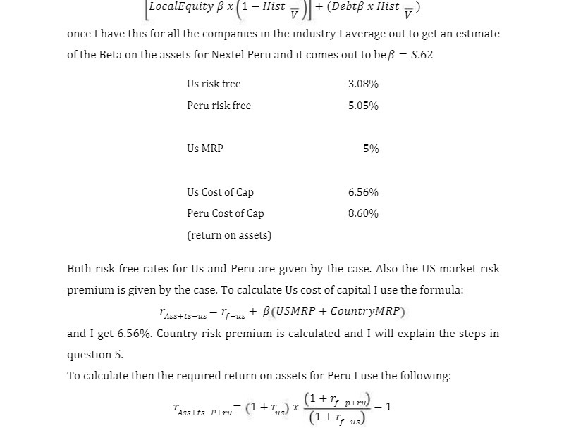  LocalEquity B x 1 - Hist + (Debtp x Hist -