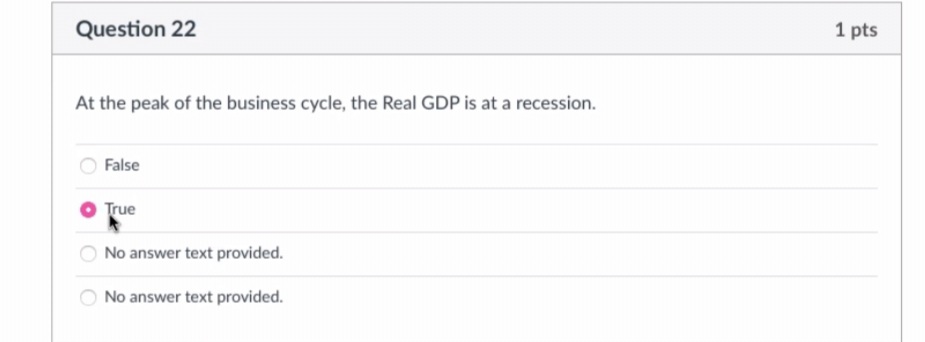 caused by O an increase production level. O an increase in price