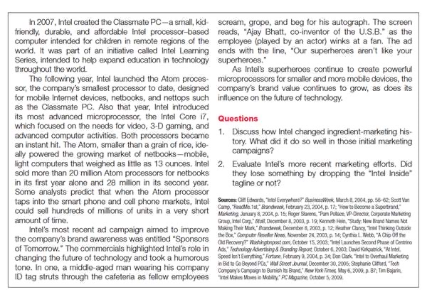  In 2007, Intel created the Classmate PC-a small, kid- scream, grope,