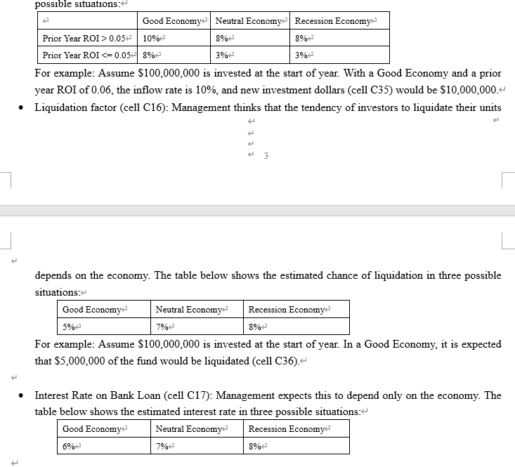 reference position. TUV Investment Company manages a family of mutual funds. TUV