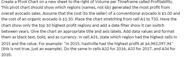 Create a Pivot Chart on a new sheet to the right