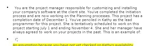  You are the project manager responsible for customizing and installing your