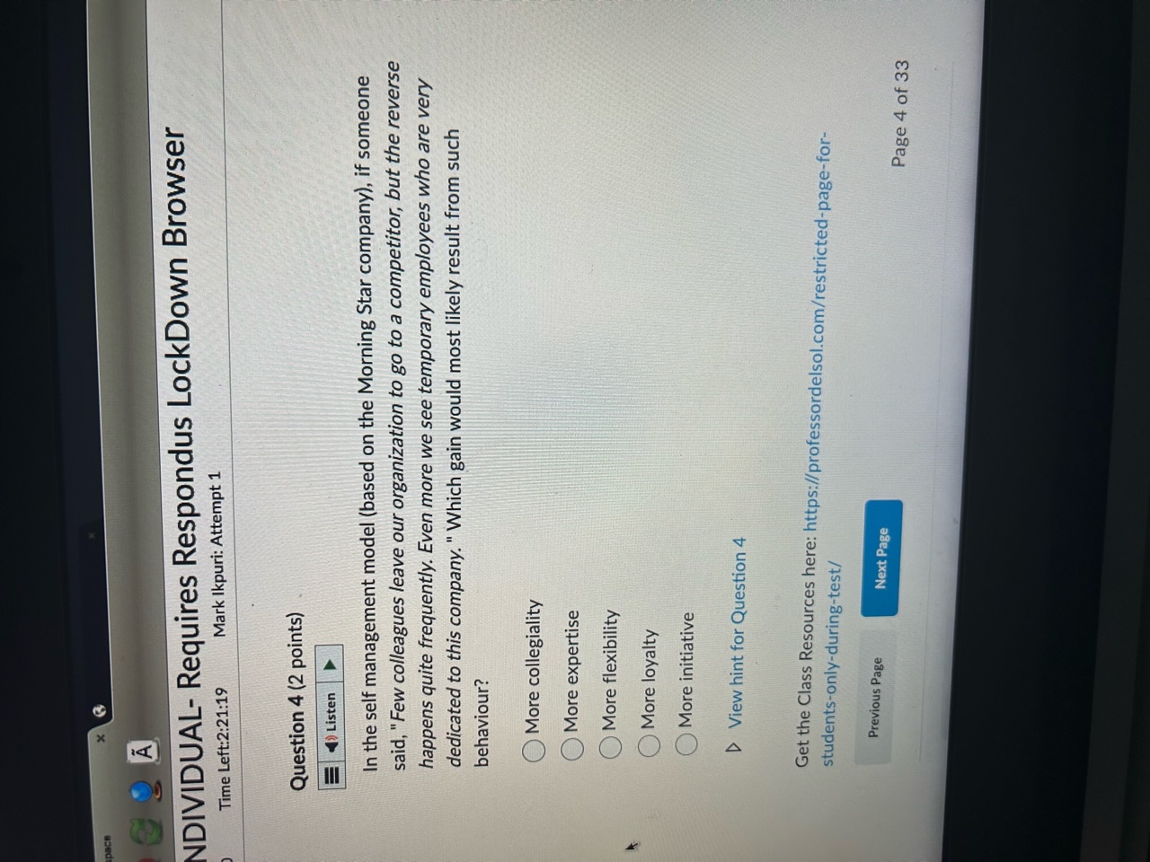 View hint for Question 7 Get the Class Resources here: https://professordelsol.com/restricted-page-for- students-only-during-test/