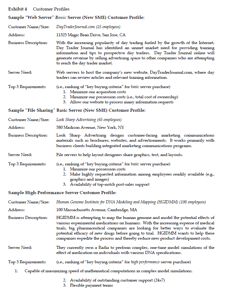 for the options4) What can Jowers recommend to get Cadena's hardware-oriented sales