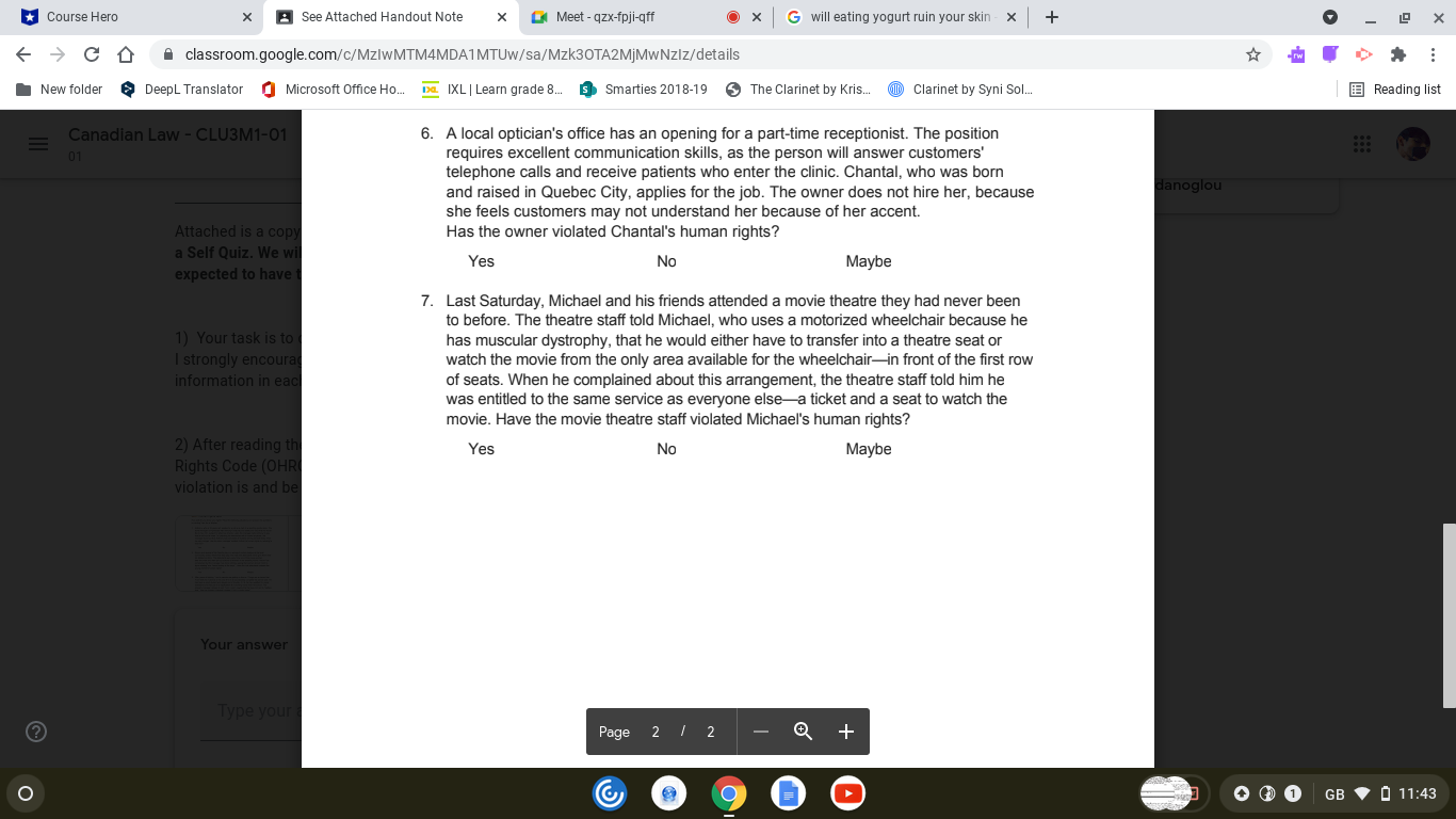 there in fact is any violation of human rights in the case.