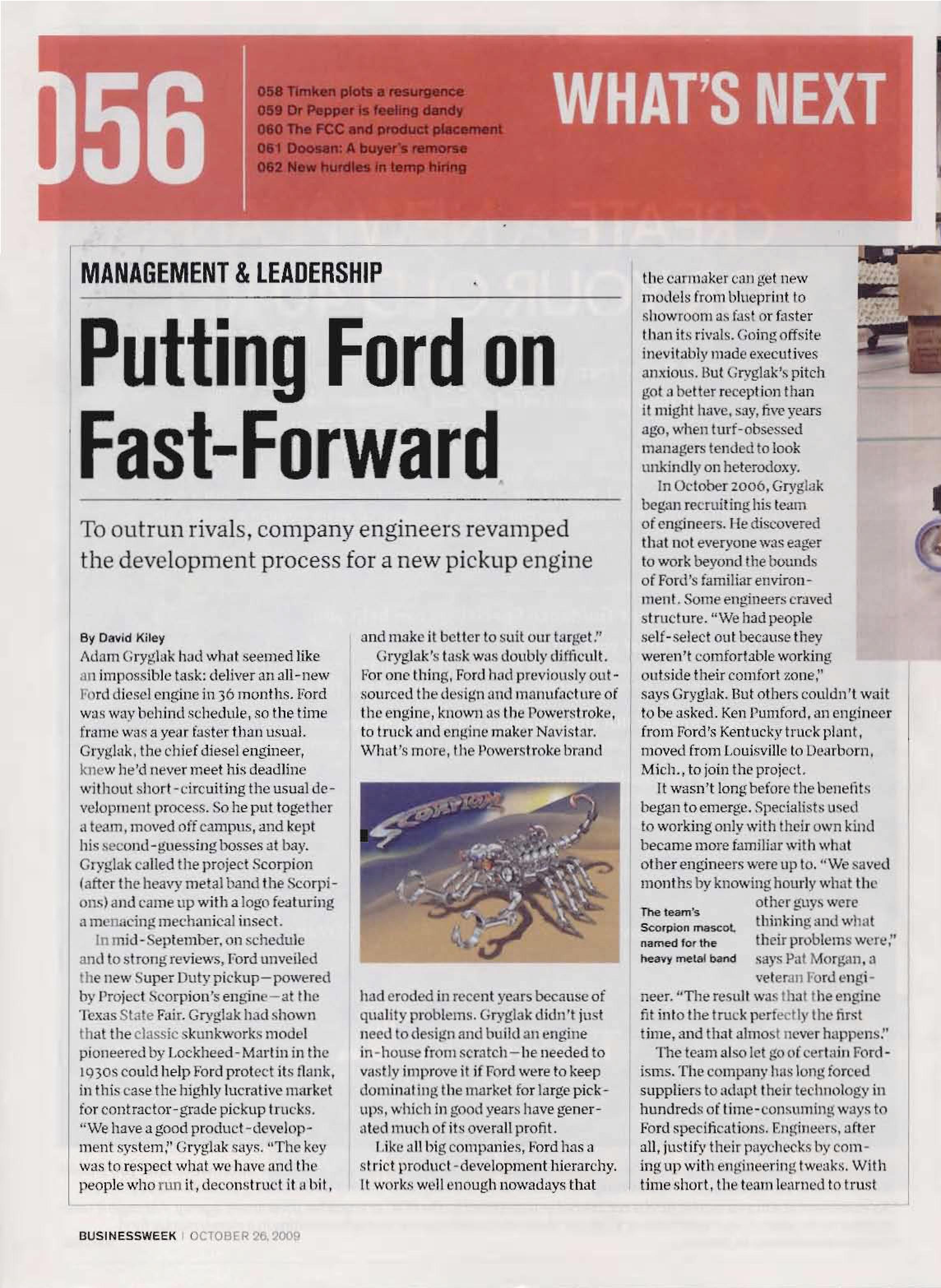 056 058 Timken plots a resurgence 059 Or Pepper is feeling