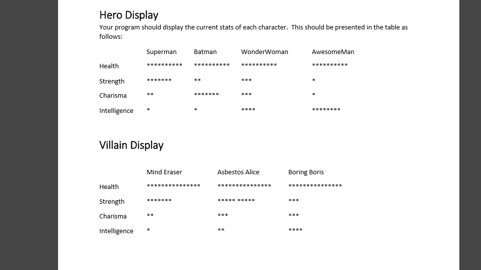 in red from i through j indices */ void printSubstringRed(char string[], int