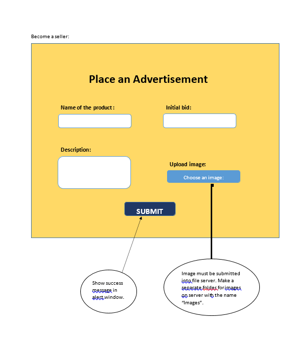 the files (HTML, CSS, JavaScript, PHP, MySQL and Images folder) of your