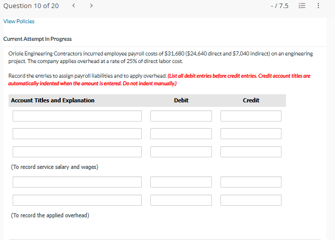 Direct Manufacturing Manufacturing Materials Used Labor Overhead Costs (1) $44,800 $68,000 $56,000
