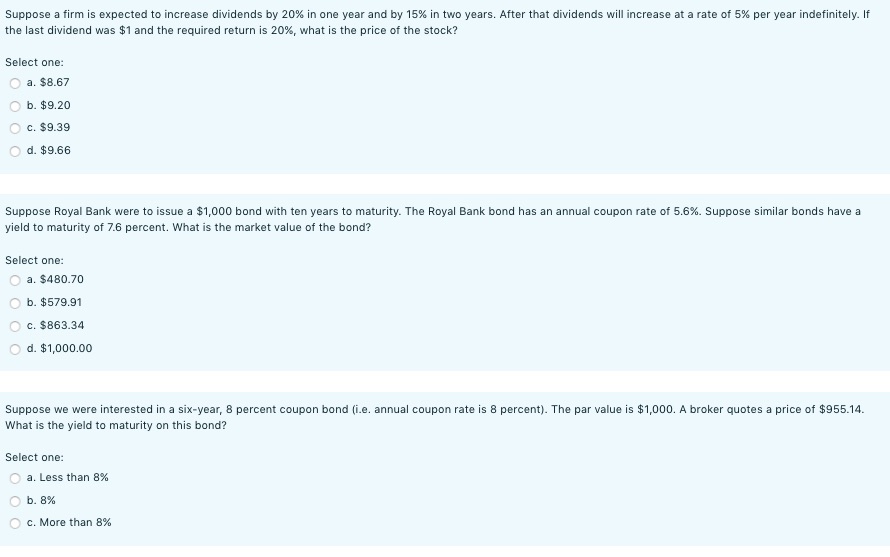 Can you please show me how to do these practice questions Suppose