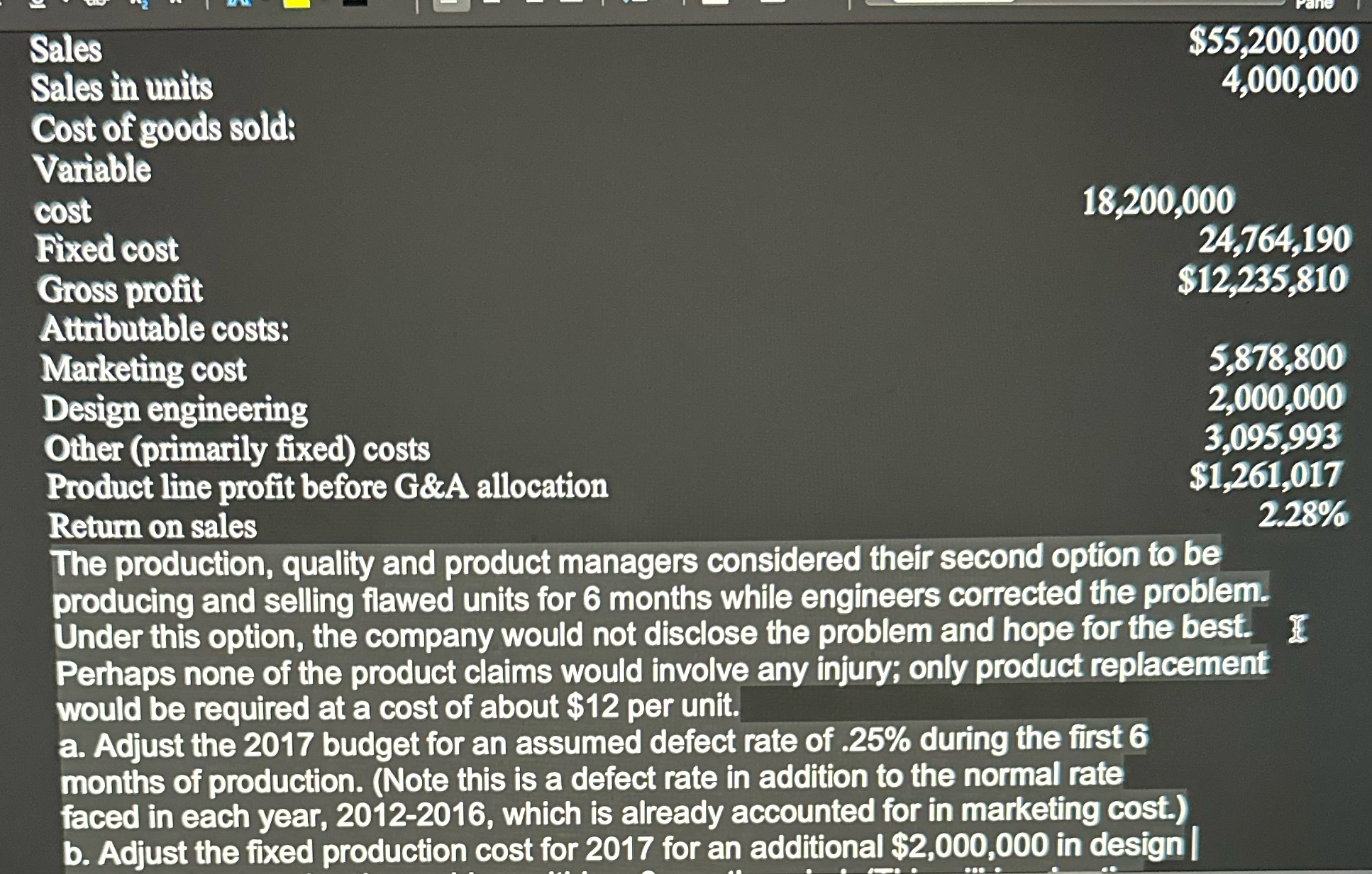 Could you please include the formula and calculation to solve both part