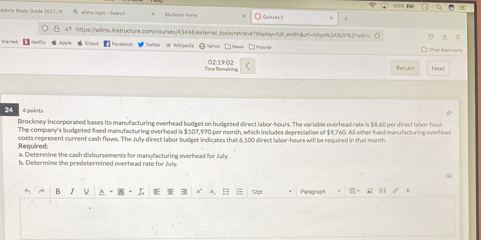  100% 27 Q O = Admin Study Guide 2022. X Q