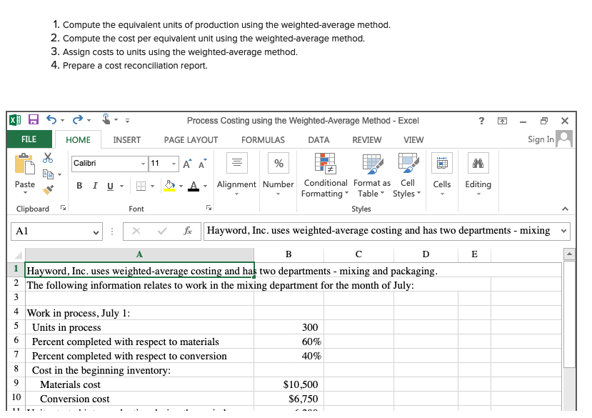 This is all one question. I have to enter the answers in