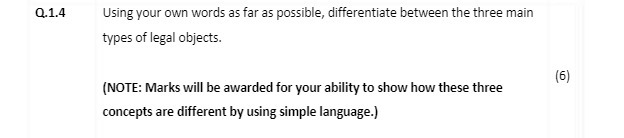 1131 Using your own words as far as possible, differentiate between