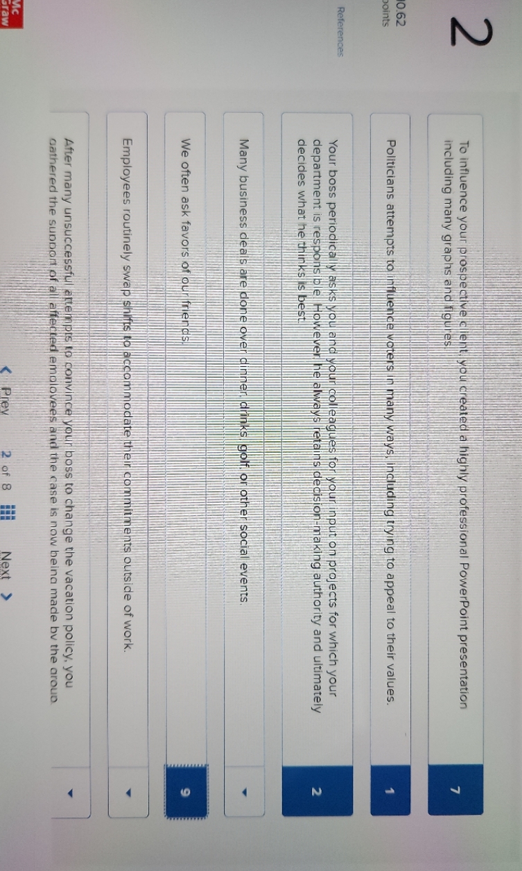  N To influence your prospective client, you created a highly professional