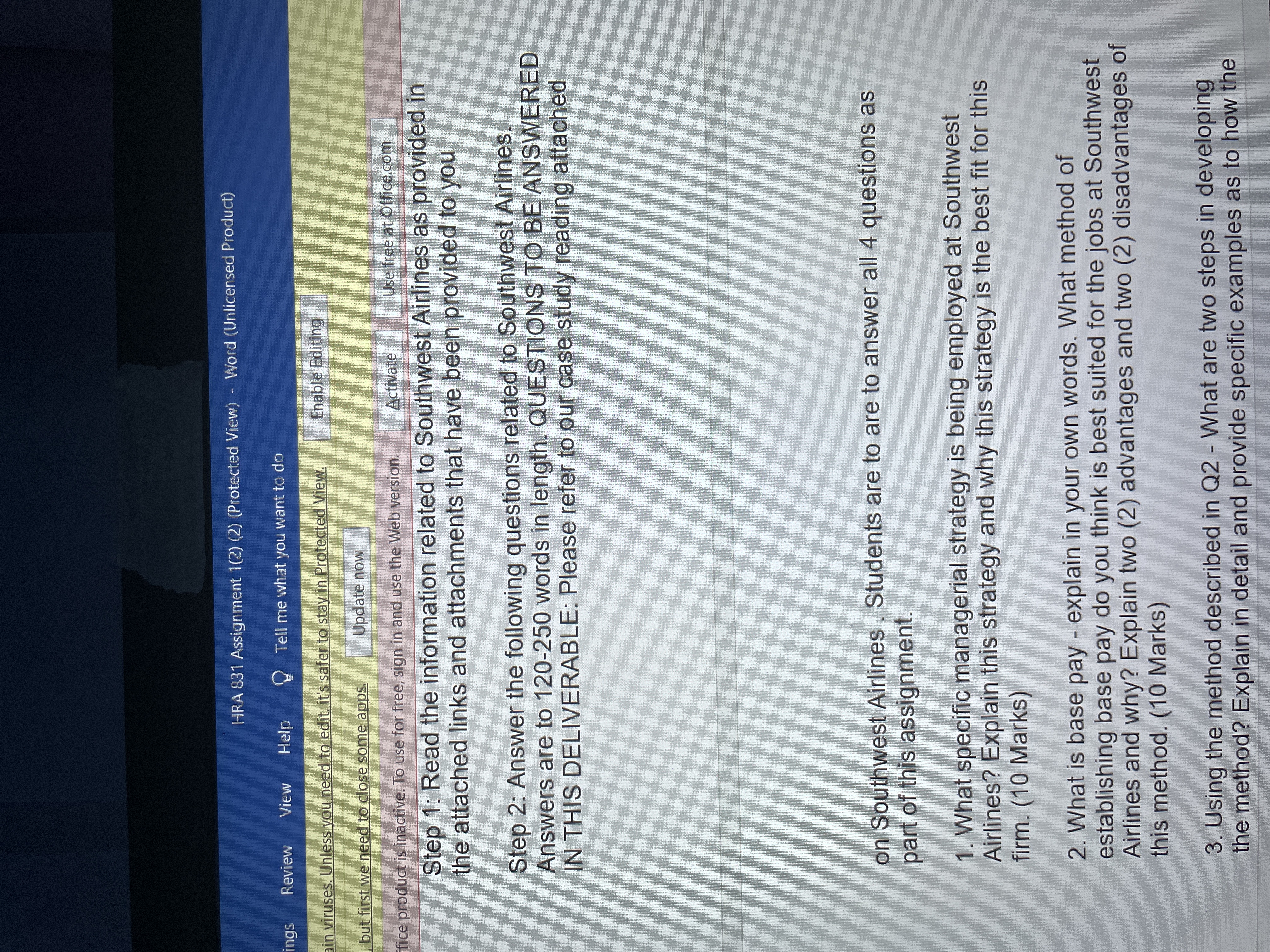 Review View Help Tell me what you want to do viruses. Unless