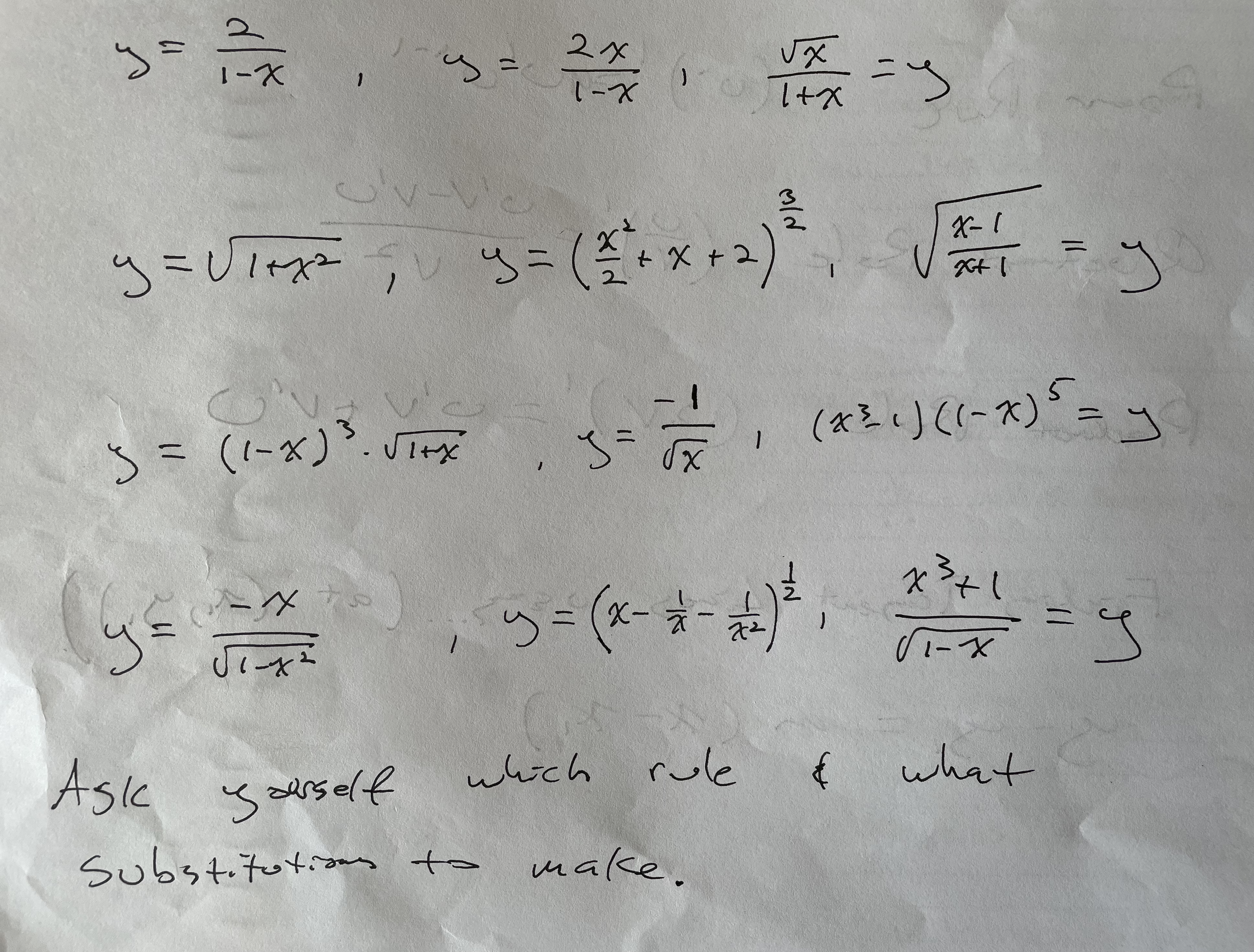 Finding Tangent Lives uses.. (at (xi, y. ) ) us - ,