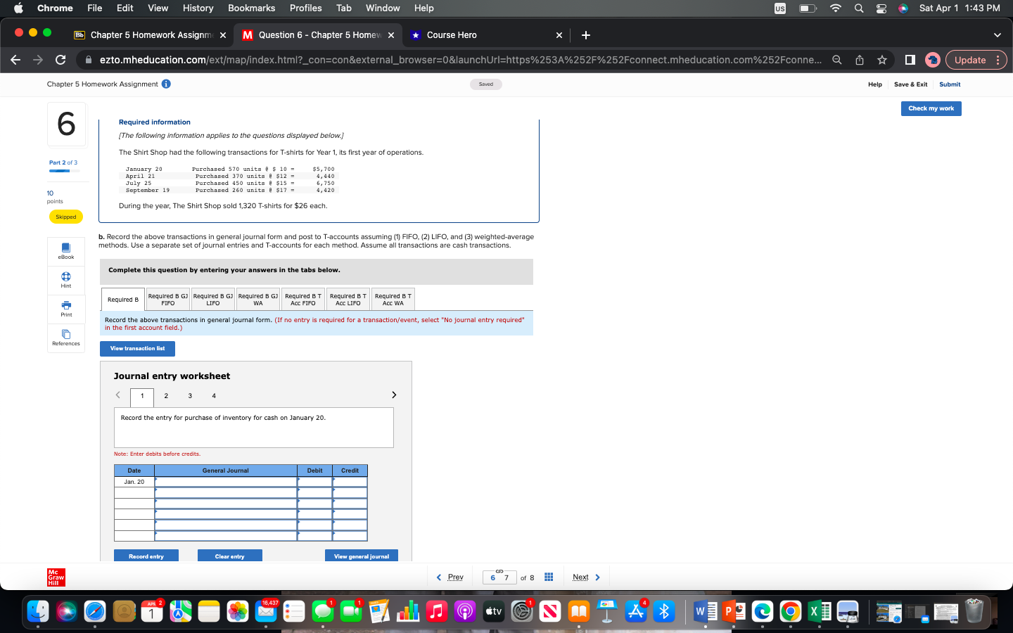 Chrome File Edit View History Bookmarks Profiles Tab Window Help US