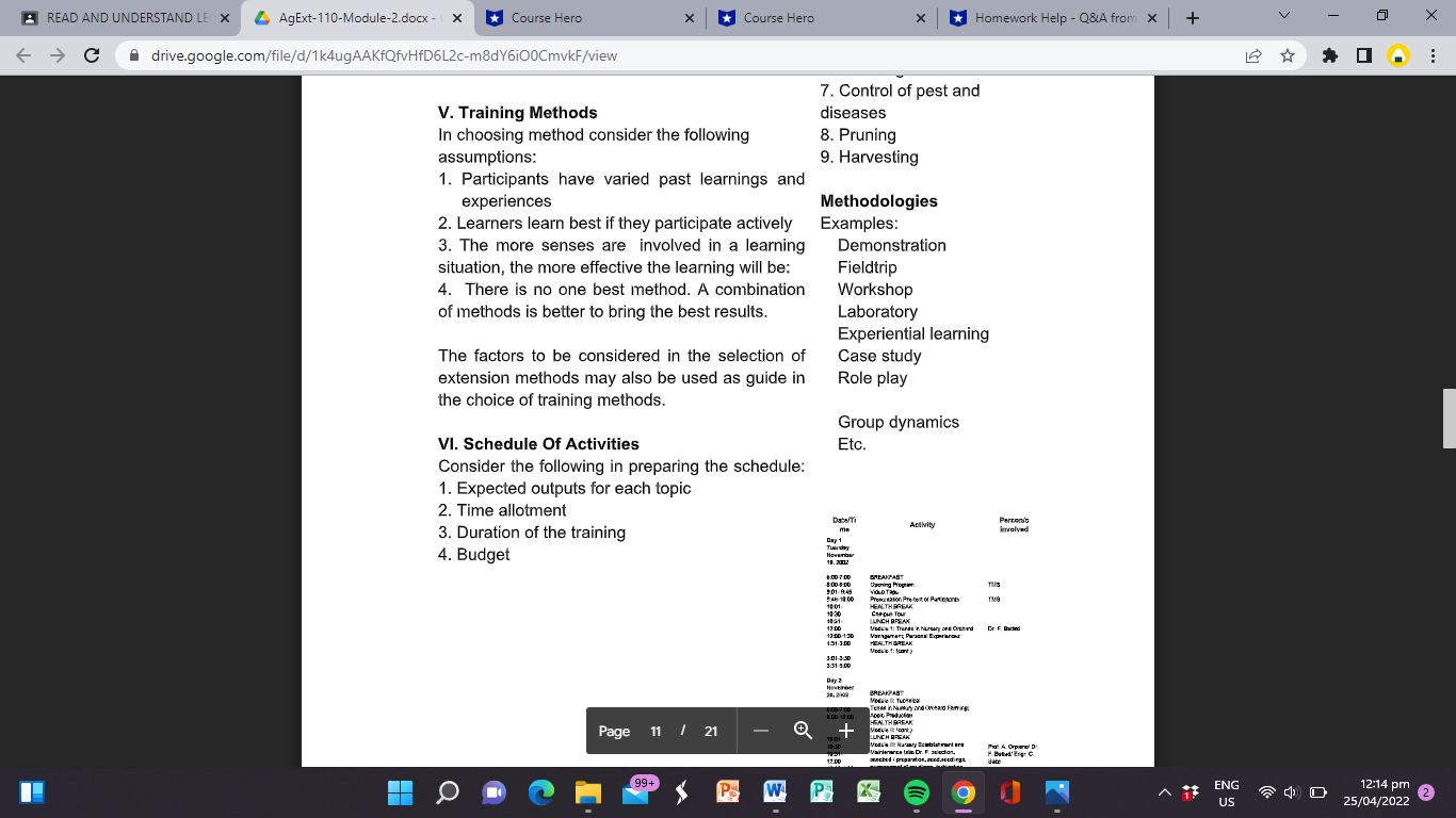 8 ... Components of and Tips in Training Proposal Preparation Components/Tips Example