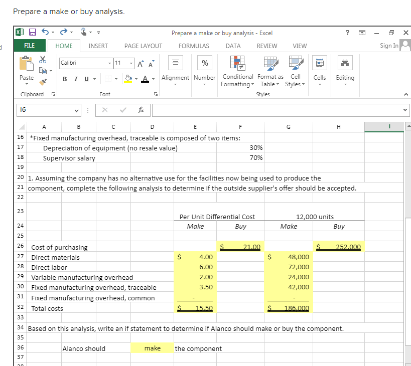 Please help createa Memo Analysis below:evaluatea cost analysisand makea decision based on