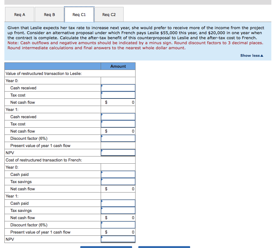is expected to take one year, and the parties have agreed to