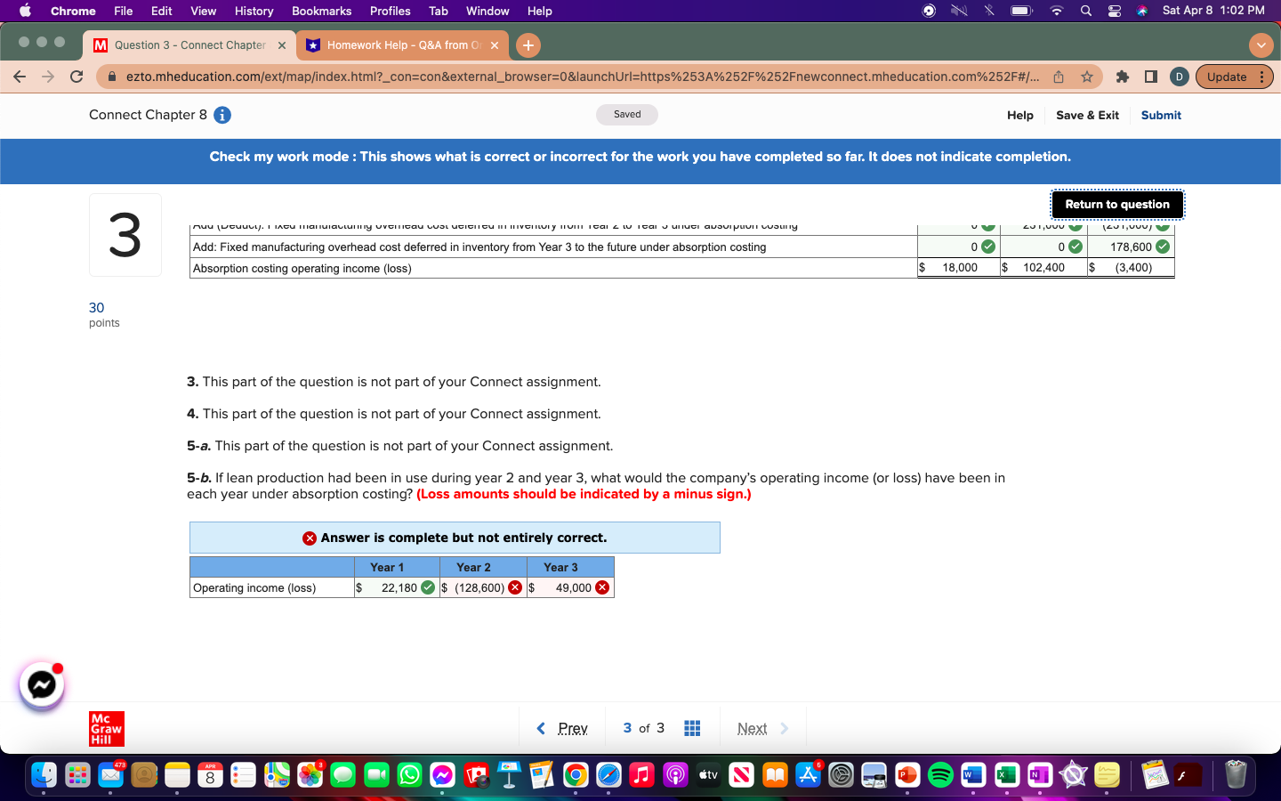 Chrome File Edit View History Bookmarks Profiles Tab Window Help ON