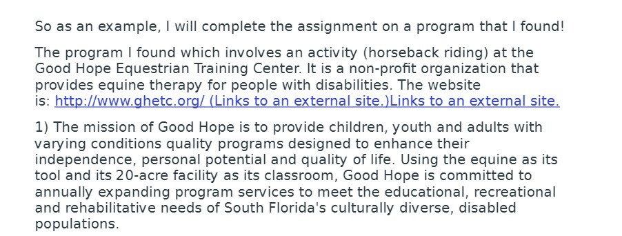  So as an example, [ will complete the assignment on a