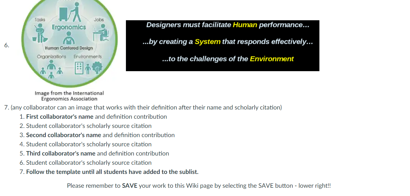 definitions and your scholarly source citationto the Wiki Workspace. Additionalcontributions by the