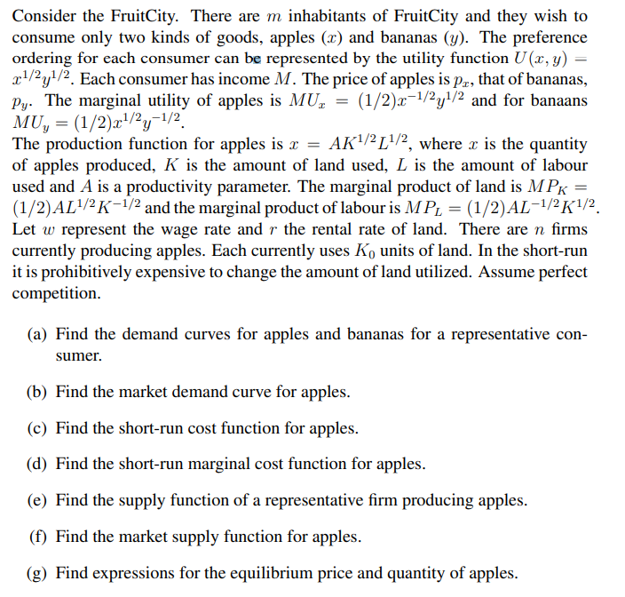 using two di agrams. In one diagram illustrate the market equilibrium. In