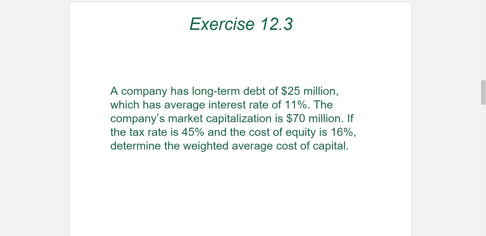 Can You please answer in excel and explain it in the step