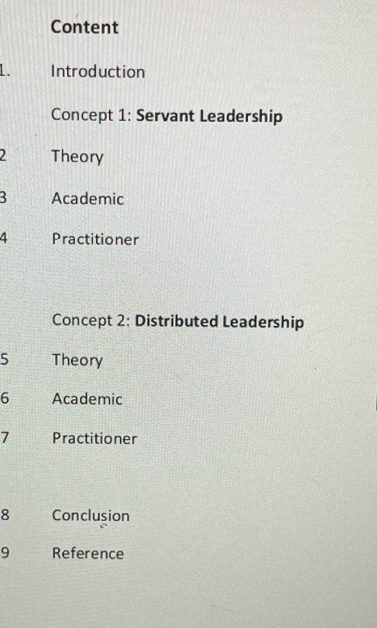 From the material presented in Lecture Ten, please chose two leadership concepts