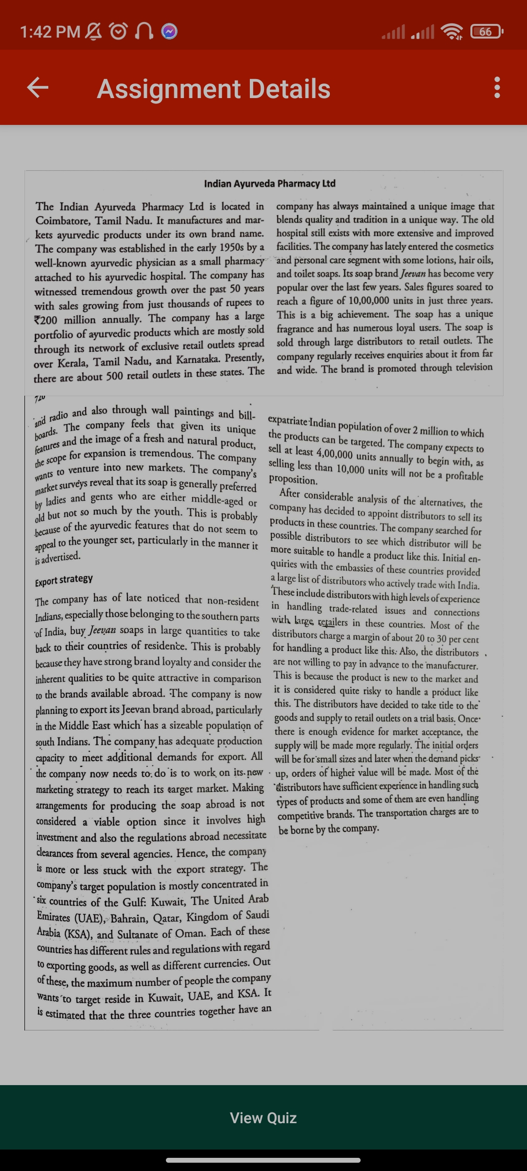 Question 1. Identify the key problems, why they exist, how the impact