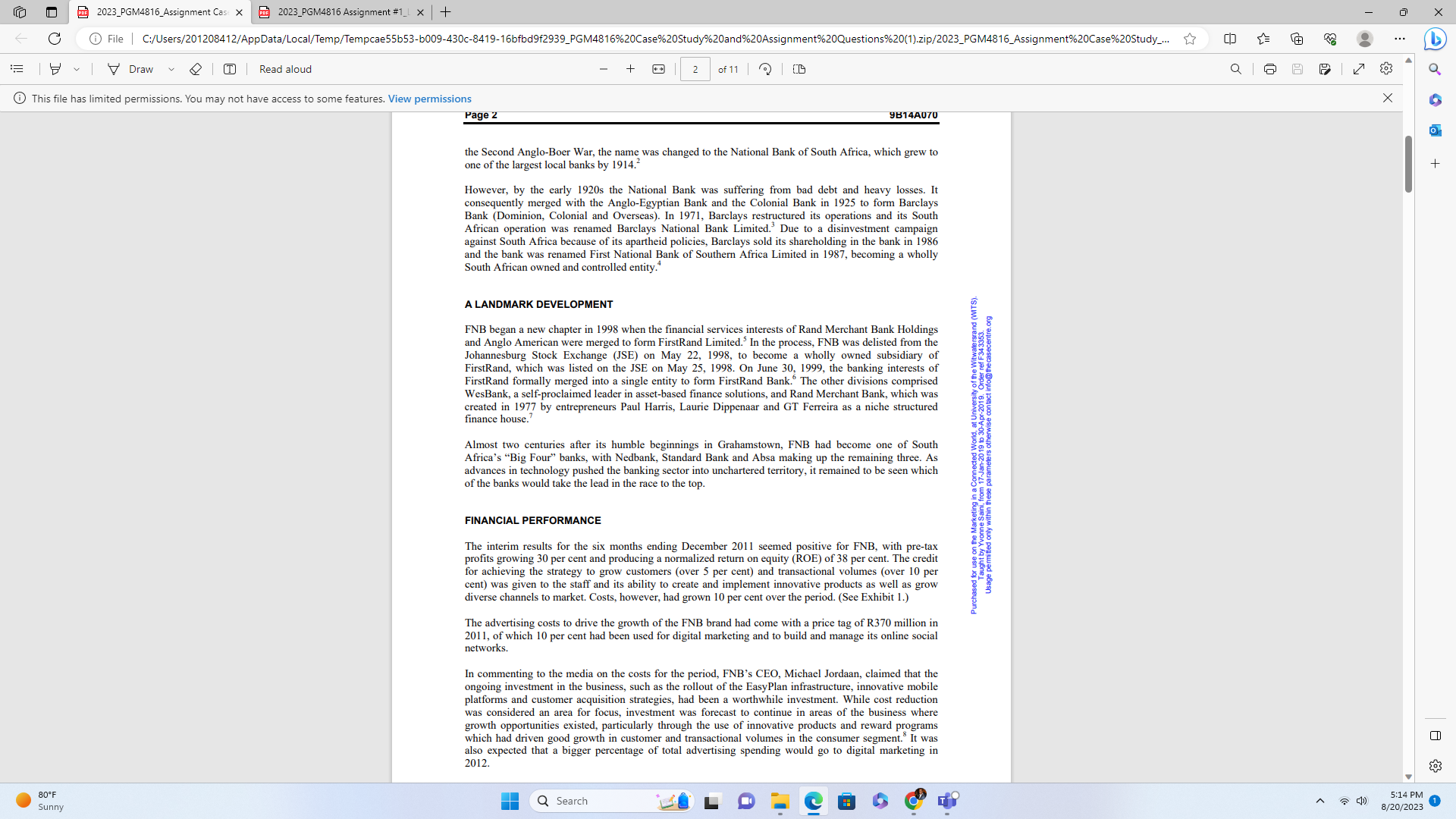 C File | C:/Users/201208412/AppData/Local/Temp/Tempcae55653-b009-430c-8419-16bfbd9f2939_PGM4816%20Case%20Study%20and%20Assignment%20Questions%20(1).zip/2023_PGM4816_Assignment%20Case%20Study_... > Cp ... b Draw & | |