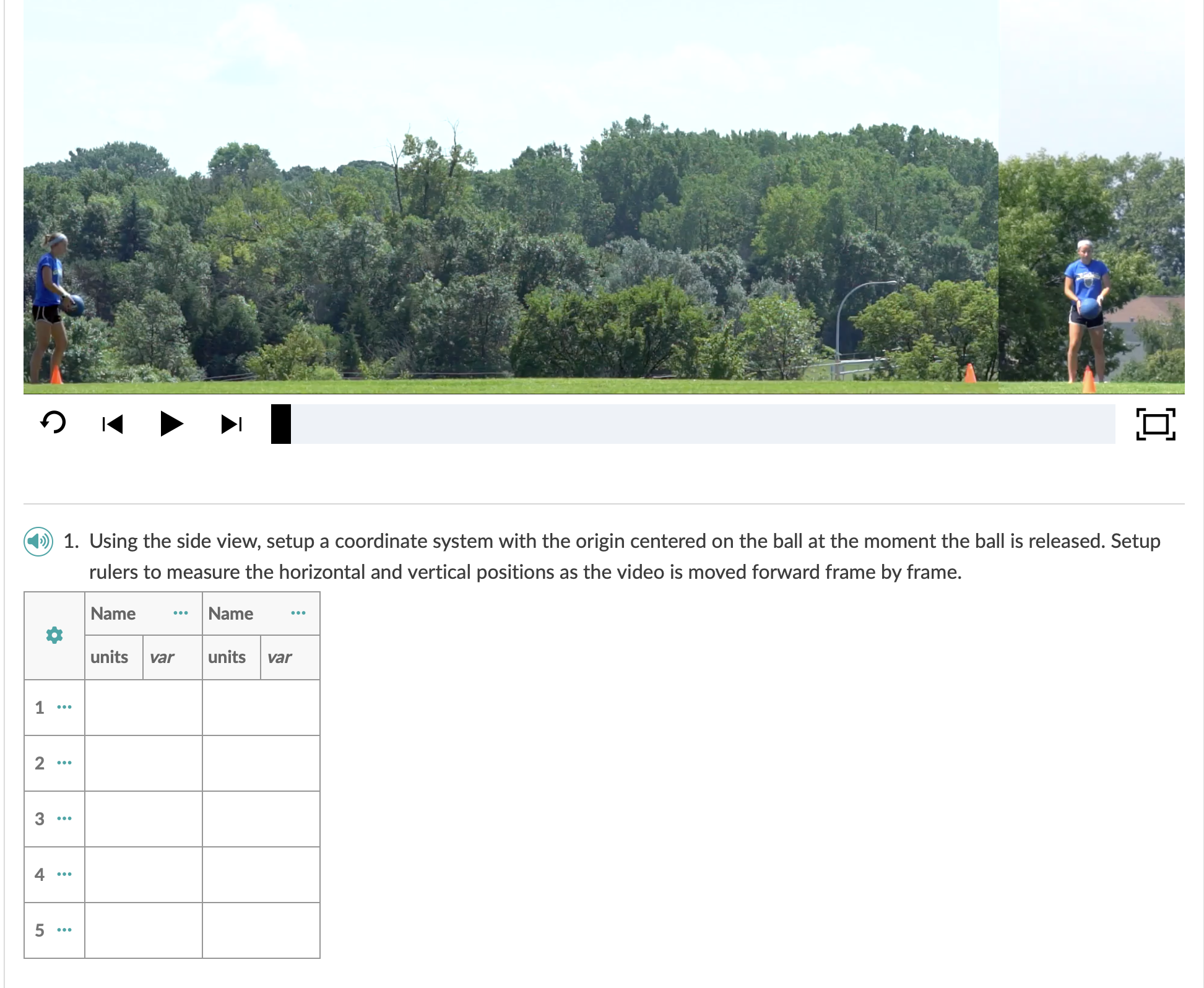 icon in the upper right corner to display some measuring tools which