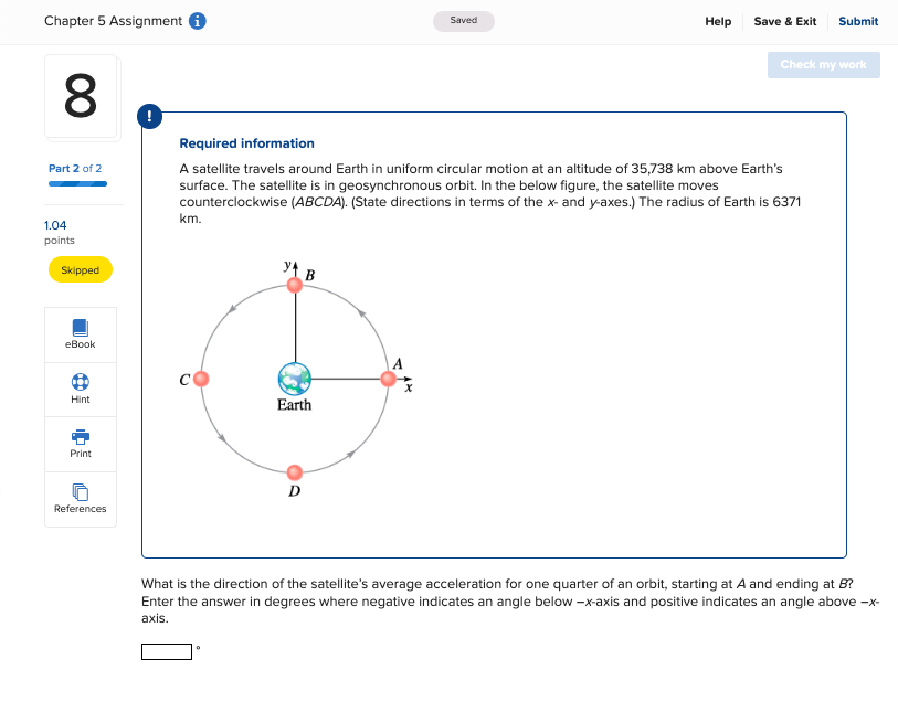 Chapter 5 Assignment 0 Sam: Help Save a Exit Submit 1.04