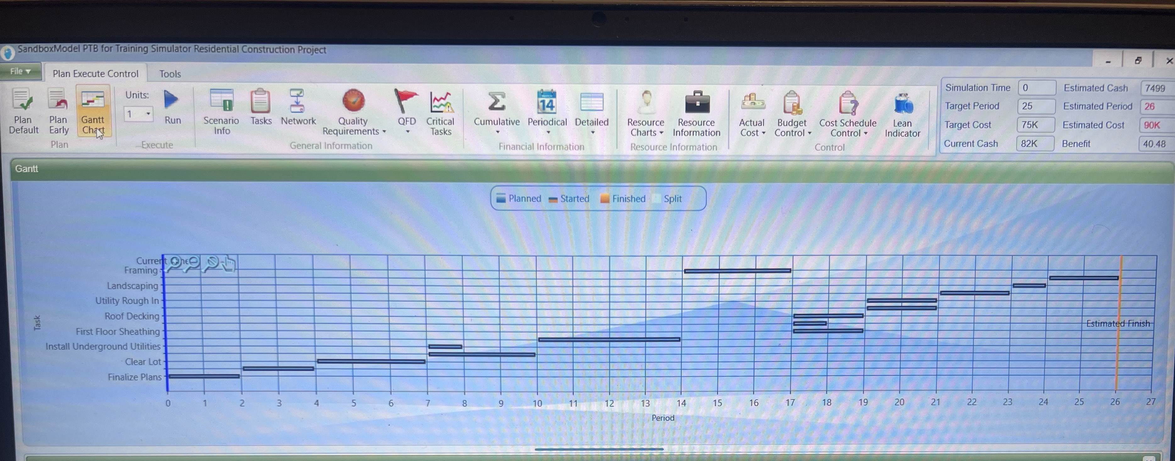  SandboxModel PTB for Training Simulator Residential Construction Project x File Plan